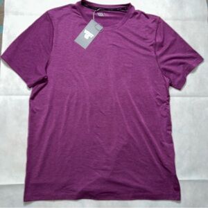 VRST purple wicking stretch UV protection anti-odor t-shirt NWT size large